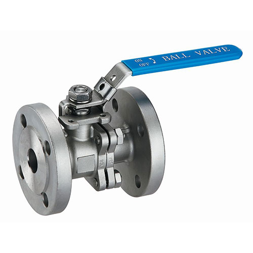 2 piece Stainless steel  flanged ball valve