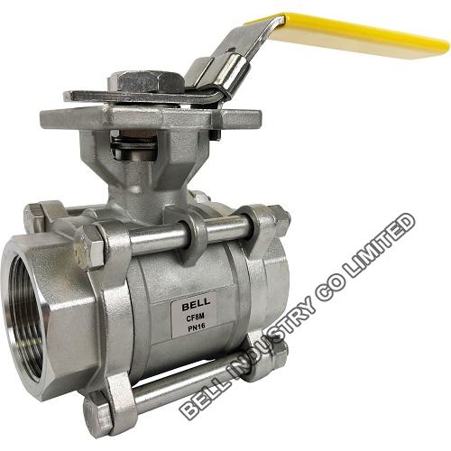 Stainless Steel Ball Valve with ISO Mounting pad