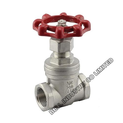 BSP Screwed Stainless steel gate valve