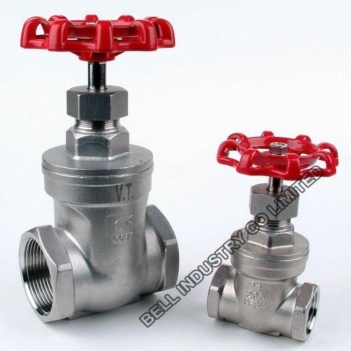 Stainless Steel Gate Valve 1/2" to 2" BSP 