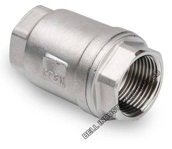 stainless steel Spring loaded check valve