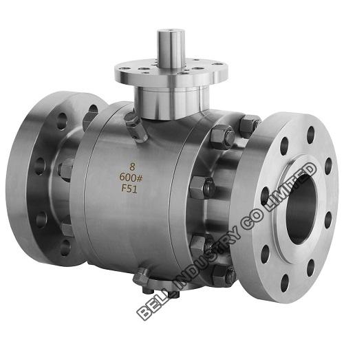 600 lb Trunnion mounted stainless steel Ball valves