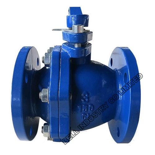 Class 125 Cast Iron Ball Valve-Two Piece body-Blowout Proof stem