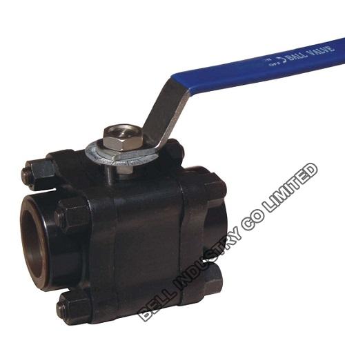 Forged steel Threaded  or Socket-Welded Ball Valves