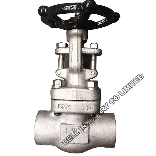 Forged Steel Threaded or SW Gate Valve A105N F11 F22 A182 F304 304L F316 F316L