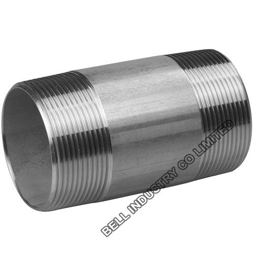 BSP NPT SCREWED BARREL NIPPLE 150LB 316 STAINLESS STEEL