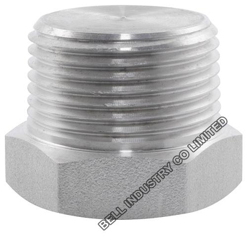 BSP NPT HEXAGON PLUG 150LB 316 STAINLESS STEEL DIN 431