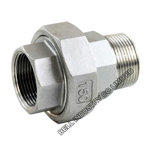 BSP NPT UNION M/F 150LB 316 STAINLESS STEEL -MALE FEMALE