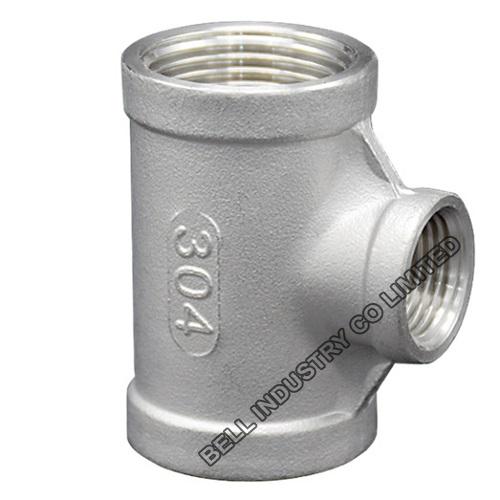 BSP REDUCING TEE 150LB 316 STAINLESS STEEL 