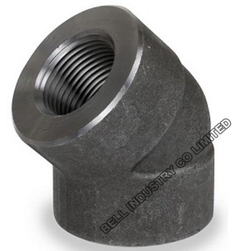 Forged steel Screwed Elbow 45°-3000LB-1500LB