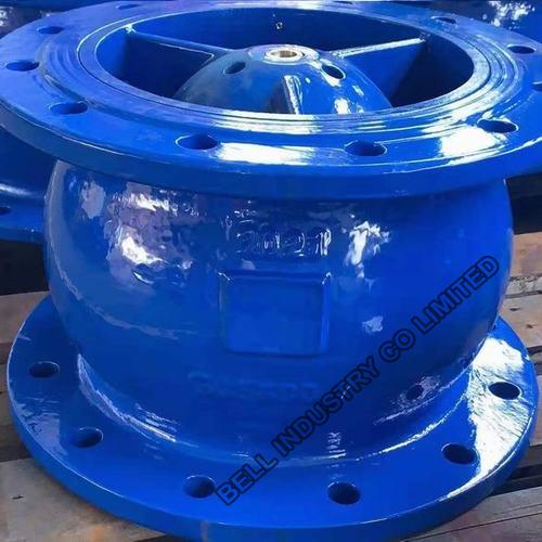 DIN F4 Ductile iron silent nozzle check valve short type