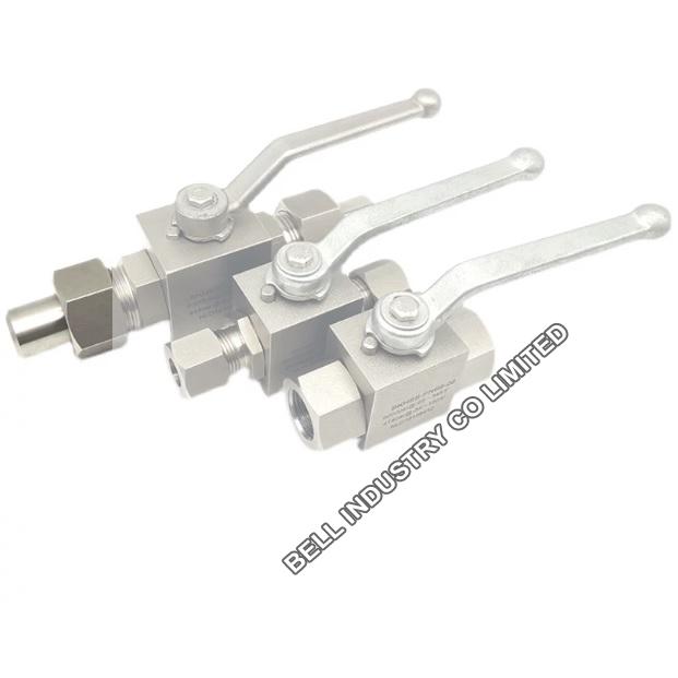 BKH 6000psi Stainless Steel Double Ferrule Ball Valve