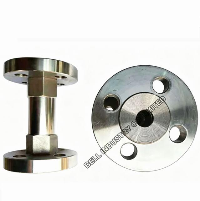 High Pressure Flanged Hex Body Non-Return Valve SS316