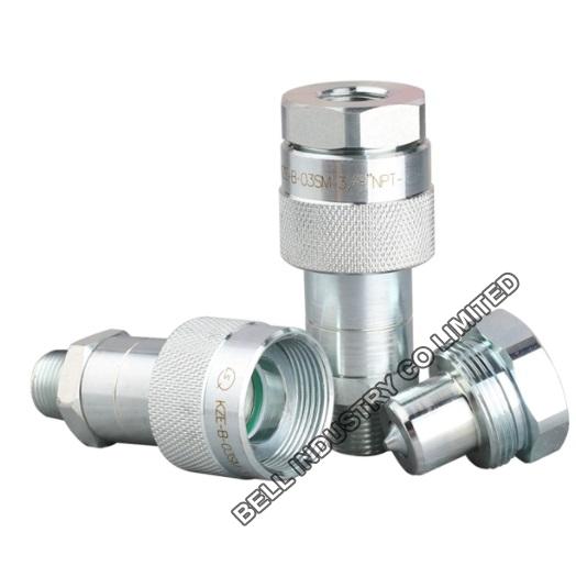 SS316 Double Shut-Off Hydraulic Quick Coupling