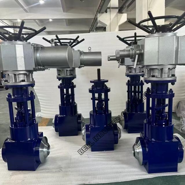 J961Y Electric Motorized Pressure Seal Globe Valve High Pressure