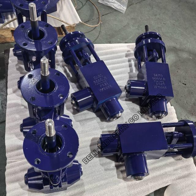 3000LB Boiler Blowdown PN420 Angle Pattern Globe Valve High Pressure
