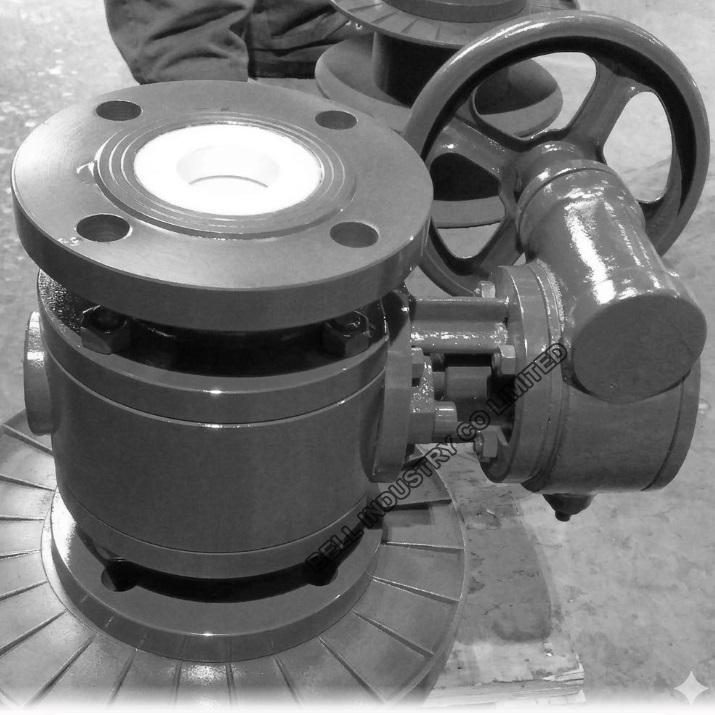 Manual ceramic lined ball valve